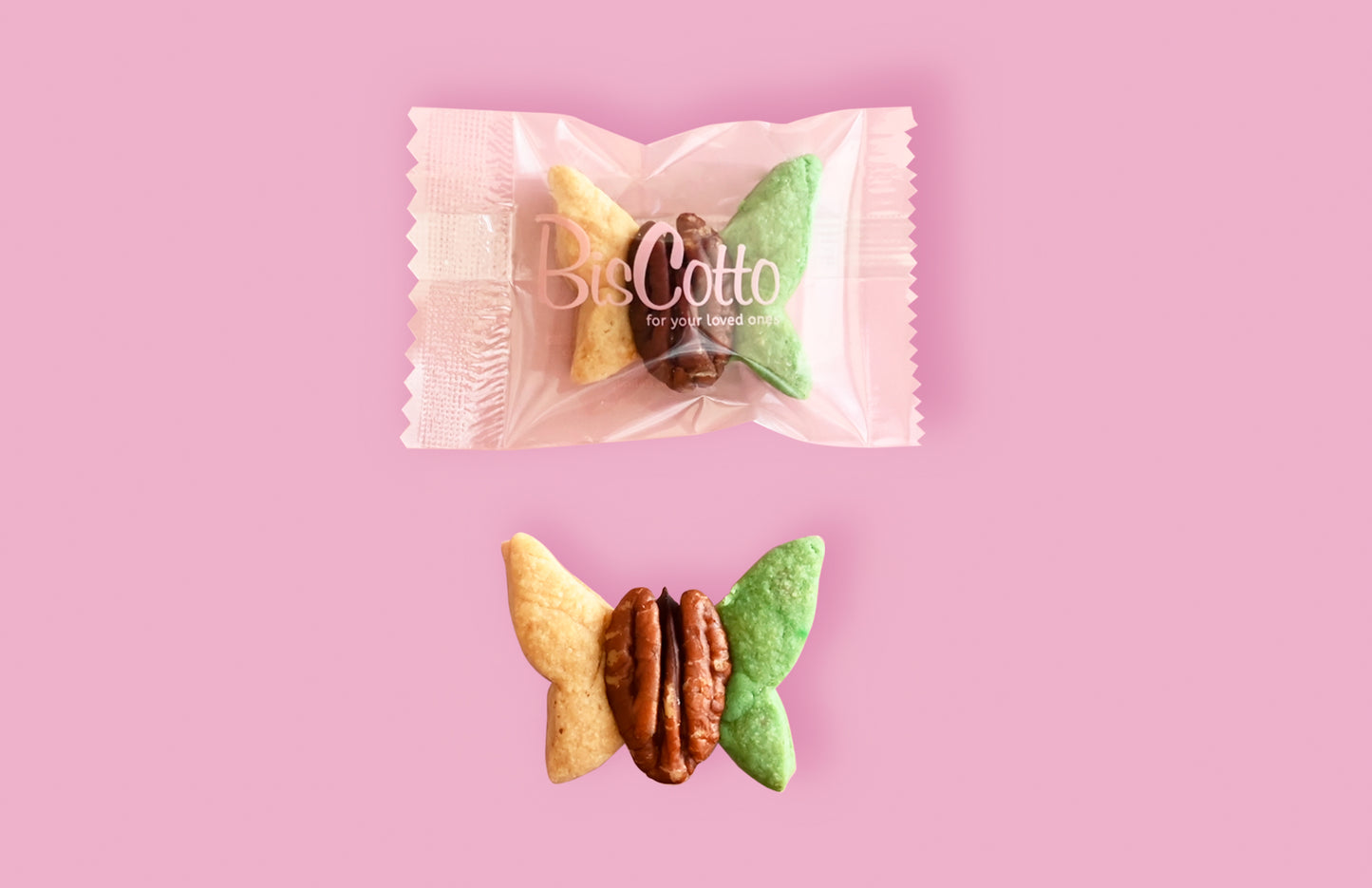 Green Butterfly Pecan Biscuit