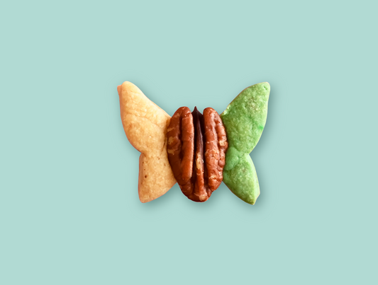 Green Butterfly Pecan Biscuit