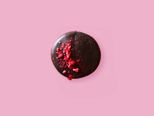Raspberry Dark Chocolate Biscuit