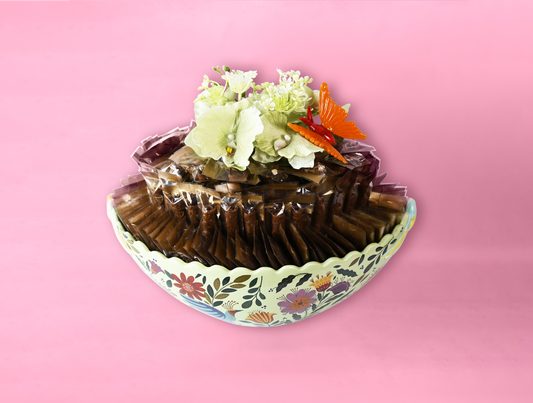 CF - Resin Floral Bowl With Layer - 1