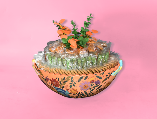 Resin Floral Bowl With Layer - 3